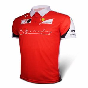 2021 F1 Racing Suit Car Logo Team Uniform T-shirt Off-road Polo Shirt Kortärmad snabbtorkande Team Uniform Large Size Car Fan C289Y