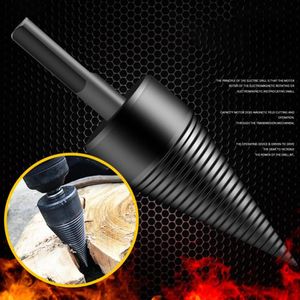 Professional Drill Bits Wood Splitter High Speed Steel Log Firewood Screw Cone Driver Hand For Woodworking Tools252c