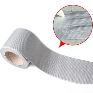 5mx5cm Strong Aluminium Foil Butyl Rubber Repair Sealing Tape Pipe Glass Floor Roof Window Wall Waterproof Adhesive Sealer Q190610238l