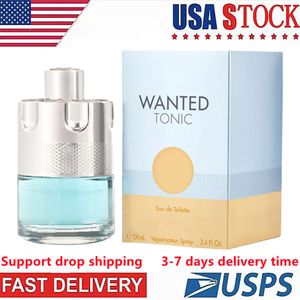 3-6 Days Delivery Time in USA Cologne Men Wanted Tonic 100ml Spicy Wood Fragrance Body Spray Nice Smell Perfume Male