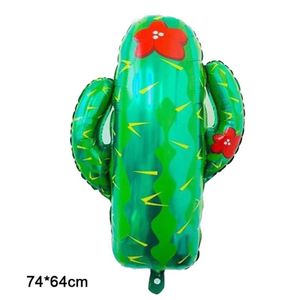 Dekoracja imprezy 1PC Balon Cactus Kids Happy Birthday Materiały Summer Globos Dekoracje Favors238J