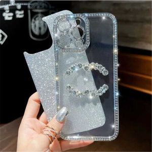 Casos de telefone celular Casos de luxo Designer Phonecase Glint Rhinestone Mobile Phone Case para iPhone 14 14Pro 14Plus 14ProMax Capa à prova de choque Shell Z230728