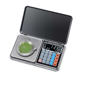 Skale gospodarstw domowych 0,01G-100 g/300 g/1000 g biżuterii Skale kieszeni Electronic Balance Scale Wysoka precyzyjna skala gramowa Gold Pearl Scaghing Skala x0726