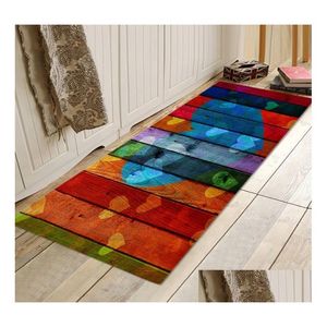 Carpets 3D Printed Anti-Slip Flannel Area Rug Floor Mat Home Living Room Bedroom Decoration Drop Delivery Garden Textiles Dhfgm