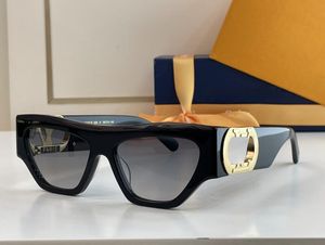 RealFine888 5A Eyewear L Z1661 Link Cat-Eye Frame Luxury Designer Solglasögon för man kvinna med glasögon tyglåda z1664