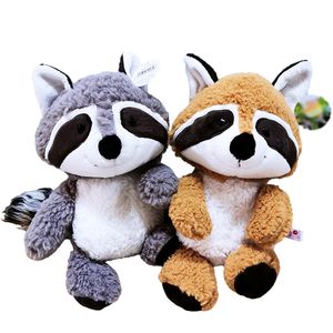 Ny Big Tail Raccoon Doll Forest Friend Animal Stuffed Toy Multi Size Alternativ