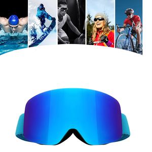 Skidglasögon snowboardglasögon man kvinnor anti dimma premium snö uv skydd vinter sport vindtät gafas 230726