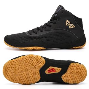 Scarpe eleganti da uomo Scarpe da wrestling leggere Sneakers da boxe in mesh traspirante Scarpe da boxe professionali da uomo Sneakers da ginnastica rosse nere 230726