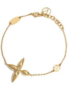 Luxurys designer manschett armband armband för kvinnor guld armband blomma bokstäver hängen halsband mode smycken charm tillbehör trendig elegant klassiker