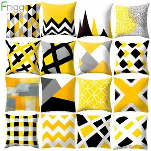 Cushion/Decorative Simple Nordic Style Geometric Pattern Square Cushion Covers Case Polyester Throw s Cushions For Home Decor 45x45cm R230727