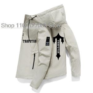 Herrjackor Trap Star Clothing Outdoor Camping Vandringjacka Hösten och vintermän Huvudbar hoodie Windbreaker Adventure Jacket 230726