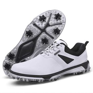 2023 Luxury Men's Golf Shoes with Non-Slip Spikes, Comfortable Rubber Sole, Breathable Sneakers for Golfers - Free Shipping