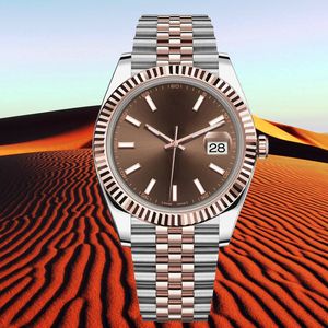 relógio de quartzo para mulheres relógios automáticos safira 31mm 36mm 41mm mecânico de aço inoxidável luminoso amantes montre relógios para homens falsos movimento relógio de pulso