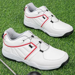 Golfvattentät herrgolfskor Professional Anti Slip Golf Shoes Women's Outdoor Sports Shoes Large 36-48 HKD230727