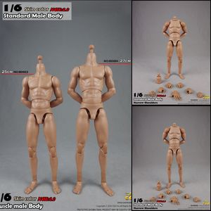 Action Toy Figures COOMODEL 1/6 Standard Muscle Male Soldier Body BD001 BD002 BD003 BD004 25/27CM Military Action Figure Doll 230726