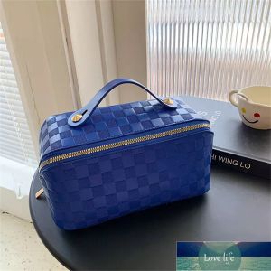 High Quality Cosmetic Bags Cases Portable Cosmetic Bag Women LargeCapacity Leather Makeup Bag Multifunction Travel Waterproof Storage Case Handbag