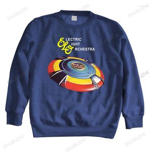 Męskie bluzy męskie męskie bluzy z kapturem z kapturem z kapturem Mężczyzny marka Electric Light Orchestra bawełniana bawełniana bluza homme tops