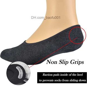 Men's Socks 5 pairs of men's socks breathable cotton short socks Sile anti slip ankle socks casual full matching ship socks women's summer men's socks Z230727