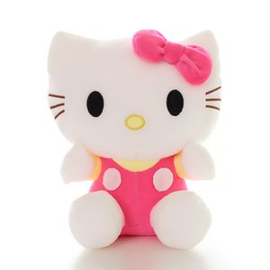 Fábrica atacado 3 cores 20cm olá katie gato brinquedo de pelúcia anime em torno de gato boneca presente favorito das crianças