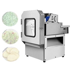 380W Automatisk grönsaksskärmaskin för lotusrötter Chili Selleri Radish Potato Shredded Slices Grönsaker Cutter Machine