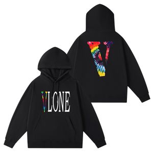 Vlone Hoodies Designer Herren Designer Hoodies Männer Frauen Hochwertige Hip-Hop-T-Shirts bedruckte Langarm-T-Shirts Top Pullover mit Tasche voller Reißverschluss Damen Herrenbekleidung