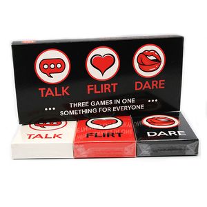 Wholesales Talk Flirt or Dare Couple Cards Board Game Romantic Party Perfect Date Night Gift