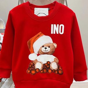 Felpa con cappuccio firmata per bambini marca di abbigliamento per bambini Felpa ragazze ragazzi Felpe bambino Streetwear Bambini Maglione casual per bambini Hiphop Pullover Lettera allentata orso