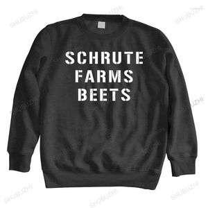 Mens Hoodies Men Brand Hoodie Spring Cotton Schrute Farm Beets Costume Funny Tv Show Retro Vintage Apparel Clothing - Mens Sweatshirt