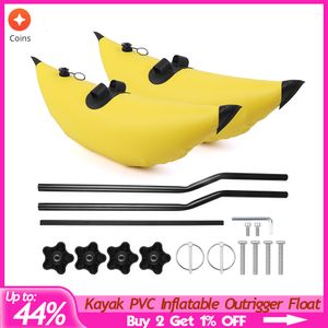 Kayak Aksesuarları Kayak Şamandıra Kayak PVC Şişme Sarsıntı Şamandırası Sidekick Arms ile Çubuk Kayak Teknesi Balıkçılık Ayakta Şamandıra Stabilizatör Sistemi Kiti 230726