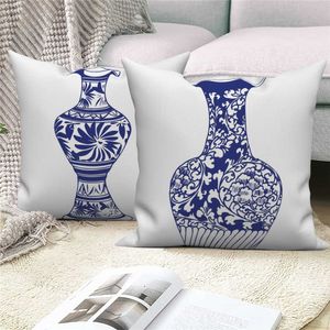 Cuscino/Fodera decorativa personalizzabile Decorazione Home Office Auto Vaso cinese Fodera decorativa Fodera per cuscino per divano