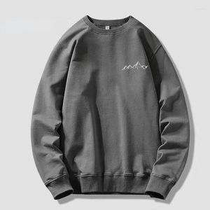 Herrtröjor rosa röda svartblå vit kaki pullover par crewneck hoodie män våren höst hip hop song hylsa casual sweatshirt