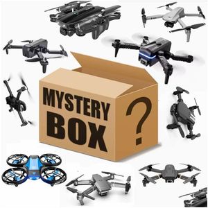 Drones 50%Off Mystery Box Lucky Bag Rc Drone With 4K Camera For Adts Kids Remote Control Boy Christmas Birthday Gifts Drop Delivery Dhp12