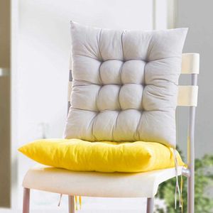 Cushion/Decorative 40cm Chair Seat Cover Soft Pad Sofa Cushion Fixed Rope Keep Warm Seat Cushion Nap s Home Office Chair Cushion