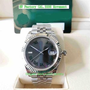 EW Factory Mens Watch Super Quality 41 mm 126334 Prezydent Wimbledon Sapphire Luminova Watches 904L Stal Cal 3235 MOMANI317R