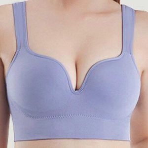 Women's Tracksuits 3D Sports Underwear Without Steel Ring Gathered Yoga Sleep Shockproof Running Fitness Large Seamless Bra Vest