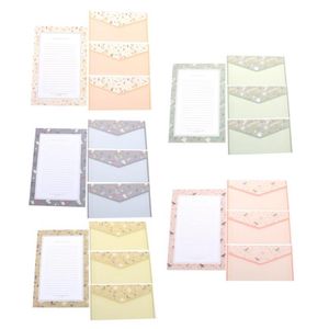 Gift Wrap 5 Sets Of Stylish A5 Letter Writing Paper Stationery Envelope Set296I