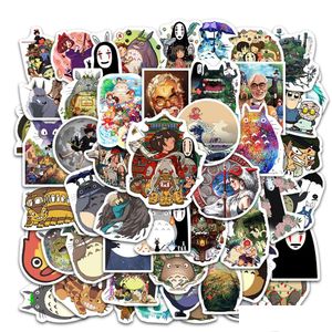 Car Stickers Sticker 10/50/100Pcs Totoro Spirited Away Princess Mononoke Ghibli Hayao Miyazaki Aesthetic Student Stationery Drop Del Dhzkf