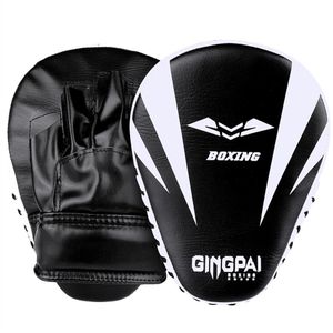 2-Pack PU Leather Kickboxing Training Pads for Men, Women & Kids - MMA, Muay Thai Punching Target Gloves