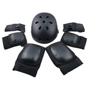 Bolas 6 peças Almofadas Elbow Wrist Knee Pad for Outdoor Sports Kit de proteção Inline Racing Ciclismo Skate S M L XL400g 230726