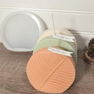 Stampi da forno Foglia Stampo in silicone per candele profumate Fare resina Sapone rotondo Torta nuziale Decorazione epossidica Artigianato