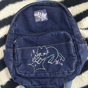 Skolväskor kawaii denim y2k ryggsäck för kvinnor vintage koreanska student skolväskor trendiga tecknad estetiska ryggsäckar preppy skolväskor 230727