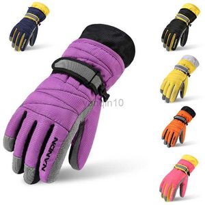 Guanti da sci Guanti da sci Guanti da snowboard Motoslitta Motocicletta Guanti invernali Guanti da neve impermeabili antivento Donna Uomo Ragazzo Ragazza Bambini HKD230727