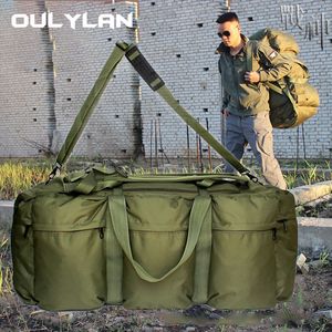 Borse da esterno Super Capacità 100L Borsa da viaggio tattica militare Zaino da viaggio a spalla grande impermeabile Tenda da campeggio 230726