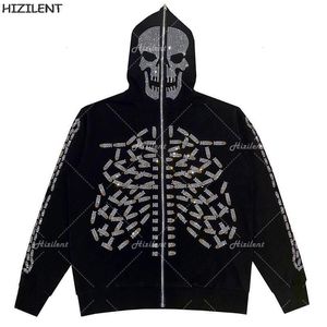 Cadılar Bayramı Giyim UNISEX Sıcak Elmas Baskılı Uzun Kollu Hoodie Moda Sıradan Gevşek Kat Üstü