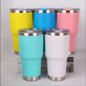 Thermos 30oZ 1000ml Bicchiere Sottovuoto Isolamento a doppia parete Tazza da caffè da viaggio Tazza termica in acciaio inossidabile isolata Bottiglia d'acqua 2187V