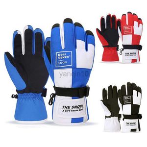 Ski Gloves Men Women Winter Ski Gloves Waterproof Windproof Ultralight Touch Screen Snowboard Gloves Motorcycle Riding Keep Warm Gloves HKD230727