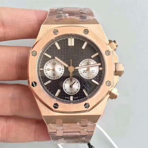 Mode av högsta kvalitet Ceramic Bezel Mans Watch Silver Gold Rostfritt Steel Quartz Watch Black White Dial Decoration Man Watches246t