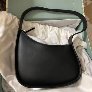 Therow Designer Half Moon Hobo Crossbody Tote Shoulder Bucket Handbag Real Leather Fashion Clutch Bag Purse Plånbok