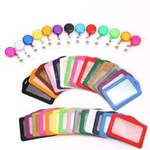 Party Supplies A B style Bank Credit Cards Holder with PU Card Bus ID Holders Identity Badge for Office School DD537