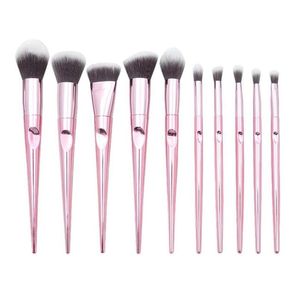 Outros itens de saúde e beleza 10 Pcs Wet And Wild Series Pincel de Maquiagem Hand Thumb Handle Set Tools Foundation Brushes Mti-Function Drop D Dh0Ju